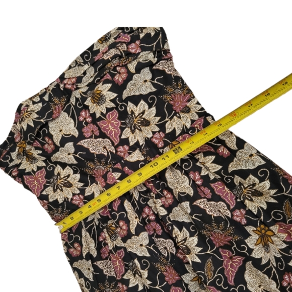 ALEXIS NEW Malena Printed Boho Cotton Strapless Minidress Size L - Picture 4 of 12